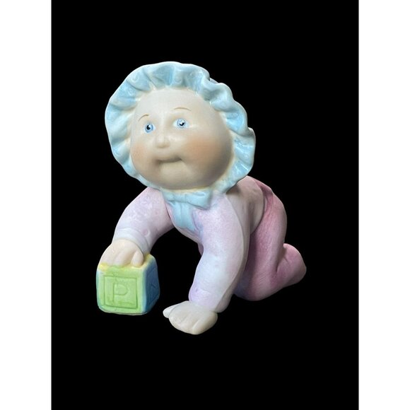 1983 Cabbage Patch Kids Fine Porcelain Figurines Set of 4 Vintage Style 5001 - Picture 2 of 12